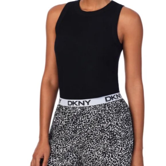 DKNY Women's Tank & Short Set Black Size XL - Picture 2 of 5